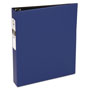 Avery Economy Non-View Binder with Round Rings, 3 Rings, 1.5" Capacity, 11 x 8.5, Blue