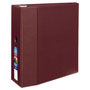 Avery Heavy-Duty Non-View Binder with DuraHinge, Three Locking One Touch EZD Rings and Thumb Notch, 5" Capacity, 11 x 8.5, Maroon
