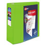 Avery Heavy-Duty View Binder with DuraHinge and Locking One Touch EZD Rings, 3 Rings, 5" Capacity, 11 x 8.5, Chartreuse