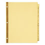 Avery Preprinted Laminated Tab Dividers w/Gold Reinforced Binding Edge, 25-Tab, Letter
