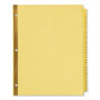 Avery Preprinted Laminated Tab Dividers w/Gold Reinforced Binding Edge, 31-Tab, Letter
