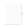 Avery Preprinted Legal Exhibit Side Tab Index Dividers, Avery Style, 26-Tab, M, 11 x 8.5, White, 25/Pack