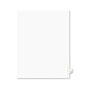 Avery Preprinted Legal Exhibit Side Tab Index Dividers, Avery Style, 26-Tab, Y, 11 x 8.5, White, 25/Pack