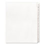 Avery Preprinted Legal Exhibit Side Tab Index Dividers, Allstate Style, 25-Tab, 26 to 50, 11 x 8.5, White, 1 Set