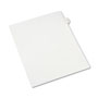 Avery Preprinted Legal Exhibit Side Tab Index Dividers, Allstate Style, 10-Tab, 5, 11 x 8.5, White, 25/Pack