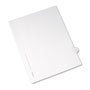 Avery Preprinted Legal Exhibit Side Tab Index Dividers, Allstate Style, 10-Tab, 6, 11 x 8.5, White, 25/Pack