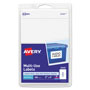 Avery Removable Multi-Use Labels, Inkjet/Laser Printers, 2 x 4, White, 2/Sheet, 50 Sheets/Pack