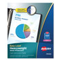 Avery Top-Load Poly Sheet Protectors, Heavy Gauge, Letter, Diamond Clear, 100/Box