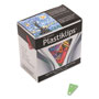 Baumgarten's Plastiklips Paper Clips, Small (No. 1), Assorted Colors, 1,000/Box