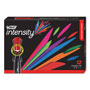 Bic Intensity Chisel Tip Permanent Marker, Broad, Assorted Colors, Dozen