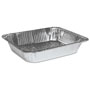 Boardwalk Aluminum Steam Table Pans, Half-Size Deep—128 oz., 2.56" Deep, 10.38 x 12.75, 100/Carton
