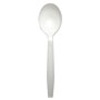 Boardwalk Heavyweight Polypropylene Cutlery, Soup Spoon, White, 1000/Carton
