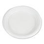 Boardwalk Hi-Impact Plastic Dinnerware, Plate, 6" Diameter, White, 1000/Carton