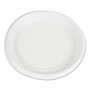 Boardwalk Hi-Impact Plastic Dinnerware, Plate, 9" Diameter, White, 500/Carton