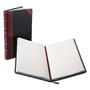 Boorum & Pease Record/Account Book, Black/Red Cover, 300 Pages, 14 1/8 x 8 5/8
