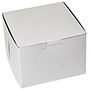 BOXit White Bakery Box, 5.5" x 5" x 4"