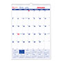 Brownline Twin-Wirebound Wall Calendar, One Month per Page, 12 x 17, White Sheets, 12-Month (Jan to Dec): 2024