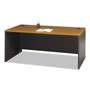 Bush Series C Collection 72W Desk Shell, 71.13w x 29.38d x 29.88h, Natural Cherry/Graphite Gray