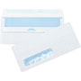 Business Source Self-Seal Envelopes, Std Wind., No. 10, 4-1/2"x9-1/2", 500/BX, White
