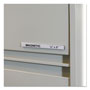 C-Line HOL-DEX Magnetic Shelf/Bin Label Holders, Side Load, 1/2" x 6", Clear, 10/Box