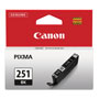 Canon 6513B001 (CLI-251) ChromaLife100+ Ink, 1105 Page-Yield, Black