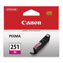 Canon 6515B001 (CLI-251) ChromaLife100+ Ink, 298 Page-Yield, Magenta