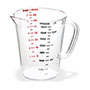 Carlisle Commercial Measuring Cup, 0.5 gal, Clear