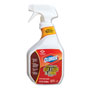 Clorox Disinfecting Bio Stain and Odor Remover, Fragranced, 32 oz Spray Bottle, 9/Carton