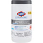 Clorox VersaSure Cleaner Disinfectant Wipes, 1-Ply, 6 3/4" x 8", White, 150/Can, 6 Can/CT