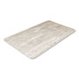 Crown Mats & Matting Cushion-Step Surface Mat, 36 x 60, Marbleized Rubber, Gray
