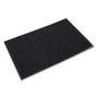 Crown Needle-Rib Wiper/Scraper Mat, Polypropylene, 36 x 48, Charcoal