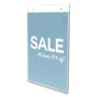 Deflecto Classic Image Wall Sign Holder, 8 1/2" x 11", Clear Frame, 12/Pack