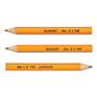 Dixon Ticonderoga Golf Wooden Pencils, 0.7 mm, HB (#2), Black Lead, Yellow Barrel, 144/Box