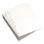 Domtar Custom Cut-Sheet Copy Paper, 92 Bright, 5-Hole, 20lb, 8.5 x 11, White, 500/Ream