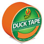Duck® Colored Duct Tape, 3" Core, 1.88" x 15 yds, Neon Orange
