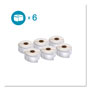 Dymo LW Multipurpose Labels, 1" x 2.13", White, 500/Roll, 6 Rolls/Pack