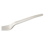Eco-Products Plantware Compostable Cutlery, Fork, 6", Pearl White, 50/Pack, 20 Pack/Carton