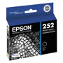 Epson T252120S (252) DURABrite Ultra Ink, Black
