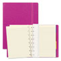 Filofax Notebook, 1-Subject, Medium/College Rule, Fuchsia Cover, (112) 8.25 x 5.81 Sheets