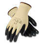 G-Tek® KEV Seamless Knit Kevlar Gloves, X-Large, Yellow/Black, 12 Pairs