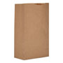 GEN Grocery Paper Bags, 52 lbs Capacity, #3, 4.75"w x 2.94"d x 8.56"h, Kraft, 500 Bags