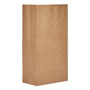 GEN Grocery Paper Bags, 50 lbs Capacity, #5, 5.25"w x 3.44"d x 10.94"h, Kraft, 500 Bags