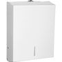 Genuine Joe Wall Mount C-Fold / Multi-Fold Paper Towel Dispenser, White