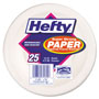 Hefty Super Strong Paper Dinnerware, 16 oz Bowl, Bagasse, 25/Pack, 12 Packs/Carton