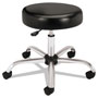 Hon Adjustable Task/Lab Stool without Back, 22" Seat Height, Supports up to 250 lbs., Black Seat, Steel Base