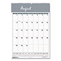 House Of Doolittle Academic Year Bar Harbor Recycled Wirebound Monthly Wall Calendar, 15.5 x 22, White/Blue Sheets, 12-Month(Aug-July):2023-2024