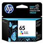 HP 65, (N9K01AN) Tri-Color Original Ink Cartridge