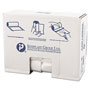 InteplastPitt High-Density Interleaved Commercial Can Liners, 30 gal, 16 microns, 30" x 37", Clear, 500/Carton