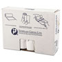 InteplastPitt High-Density Interleaved Commercial Can Liners, 45 gal, 16 microns, 40" x 48", Clear, 250/Carton