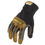 Ironclad Ranchworx Leather Gloves, Black/Tan, X-Large